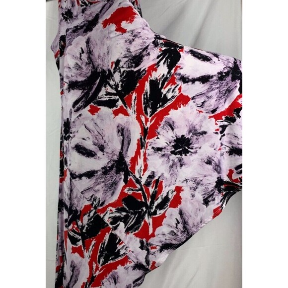 Taylor Dress Womens Plus Size 22 Pink Floral Maxi Sleeveless Summer Lightweight - Picture 4 of 7